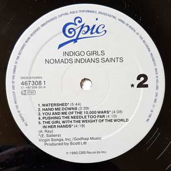 LP Indigo Girls: Nomads · Indians · Saints