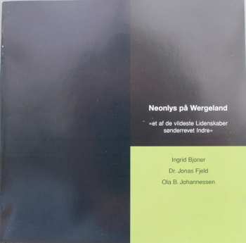 CD Jonas Fjeld: Neonlys På Wergeland
