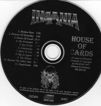CD Insania: House Of Cards