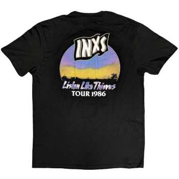 Mercancía INXS: Inxs Unisex T-shirt: Listen Like Thieves Tour (back Print) (small) S