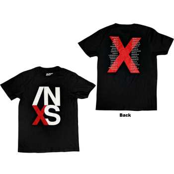 Mercancía INXS: Inxs Unisex T-shirt: Us Tour (back Print) (small) S