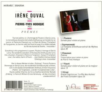 CD Irene Duval: Poèmes