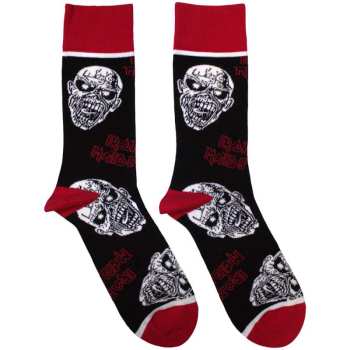 Mercancía Iron Maiden: Iron Maiden Unisex Ankle Socks: Eddie Skulls (black) (uk Size 4 - 7) 36 - 42