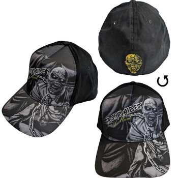 Mercancía Iron Maiden: Iron Maiden Unisex Baseball Cap: Piece Of Mind Greyscale