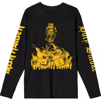 Long Sleeve Camiseta Holy Smoke Isolated Yellow