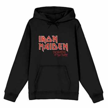 Merch Iron Maiden: Sudadera Number Of The Beast Vintage Logo Iron Maiden Faded Edge Album 