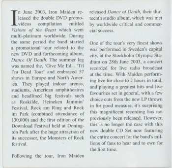 2CD Iron Maiden: The Beast In Stockholm - Sweden Broadcast 2003