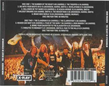 2CD Iron Maiden: The Beast In Stockholm - Sweden Broadcast 2003