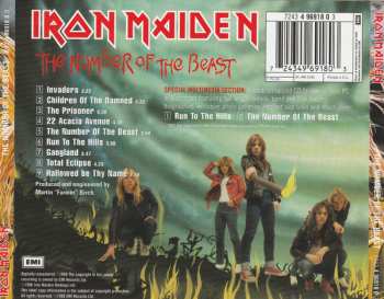 CD Iron Maiden: The Number Of The Beast