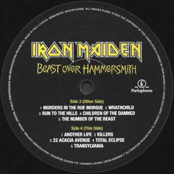 3LP Iron Maiden: The Number Of The Beast / Beast Over Hammersmith