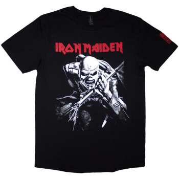 Merch Iron Maiden: Camiseta 50 Trooper Charge White