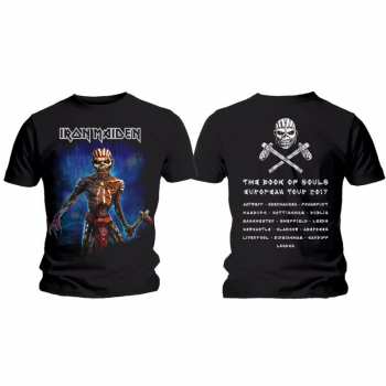 Merch Iron Maiden: Camiseta Axe Eddie Book Of Souls European Tour V.2 