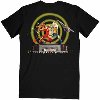 Mercancía Iron Maiden: Iron Maiden Unisex T-shirt: Beast Over Hammersmith Eddie & Devil (back Print) (small) S