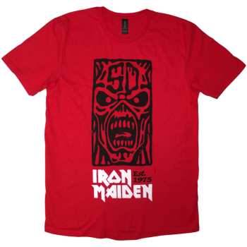 Merch Iron Maiden: Camiseta Est. 1975 Stamp Logo Iron Maiden Black