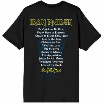 Mercancía Iron Maiden: Tričko Fear Of The Dark Album Tracklisting S