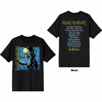 Mercancía Iron Maiden: Tričko Fear Of The Dark Album Tracklisting S