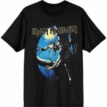 Merch Iron Maiden: Camiseta Fear Of The Dark Oval Eddie Moon