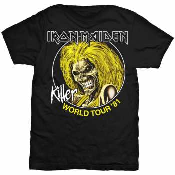 Merch Iron Maiden: Camiseta Killer World Tour 81 