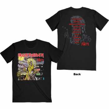Mercancía Iron Maiden: Tričko Killers V.2. Album Track List  S