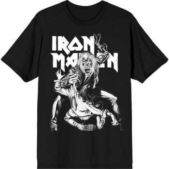 Mercancía Iron Maiden: Iron Maiden Unisex T-shirt: No Prayer Claw Crop (black) (small) S