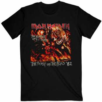 Merch Iron Maiden: Camiseta Number Of The Beast The Beast On The Road Vintage 