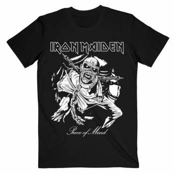 Mercancía Iron Maiden: Iron Maiden Unisex T-shirt: Piece Of Mind Mono Eddie (small) S