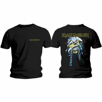 Merch Iron Maiden: Camiseta Powerslave Head & Logo Iron Maiden 