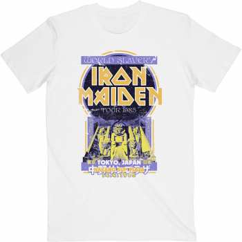 Merch Iron Maiden: Camiseta Powerslave Japan Flyer 