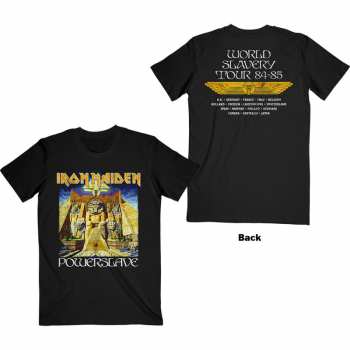 Mercancía Iron Maiden: Tričko Powerslave World Slavery Tour  S