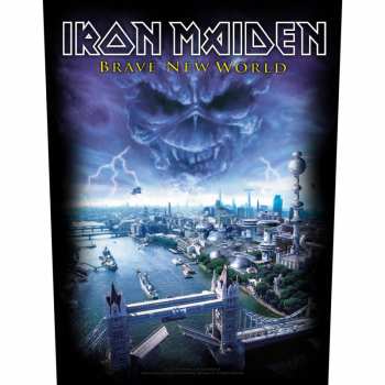 Merch Iron Maiden: Aplicación en la espalda Brave New World