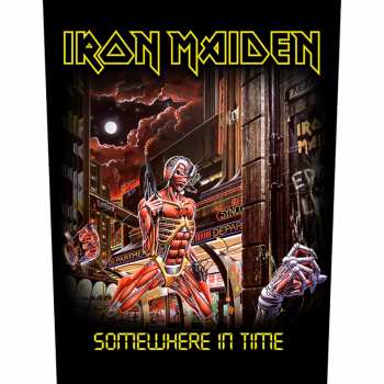 Merch Iron Maiden: Aplicación en la espalda Somewhere In Time 