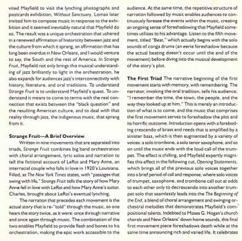 CD Irvin Mayfield: Strange Fruit