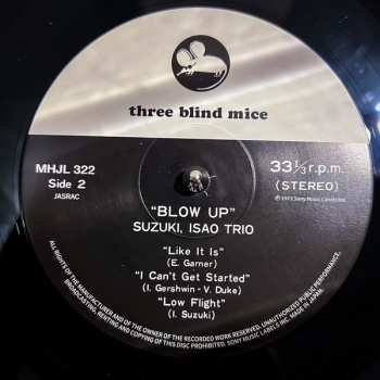 LP Isao Suzuki Trio: Blow Up = ブロー・アップ LTD