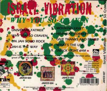 CD Israel Vibration: Why You So Craven