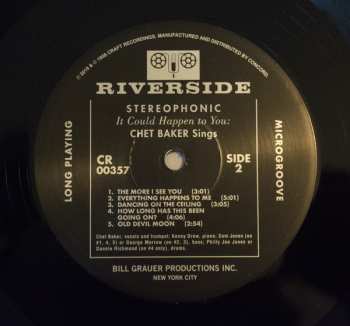 LP Chet Baker: It Could Happen to You