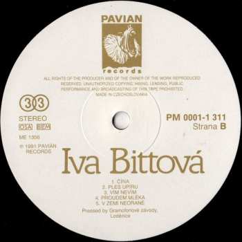 LP Iva Bittová: Iva Bittová