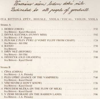 LP Iva Bittová: Iva Bittová