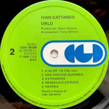 LP Ivan Cattaneo: Urlo