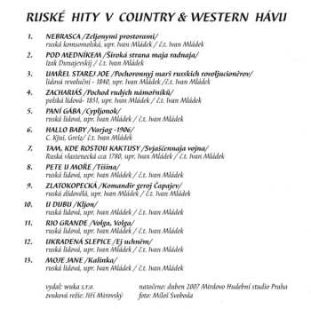 CD Ivan Mládek And His Guitariano Trappers: Ruské Hity V Country & Western Hávu