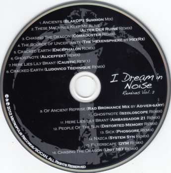 CD iVardensphere: I Dream In Noise: Remixes Vol. 2