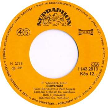 SP Iveta Bartošová: Knoflíky Lásky • Červenám