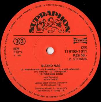 LP Iveta Bartošová: Blízko Nás