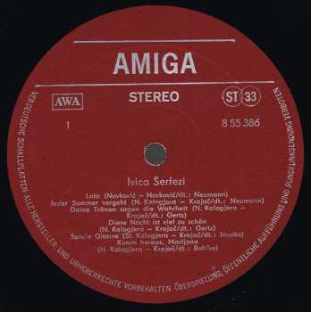 LP Ivica Šerfezi: Ivica Šerfezi