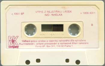 MC Ivo Jahelka: Výpis Z Rejstříku Lásek