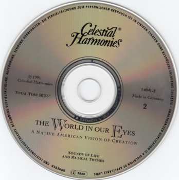 2CD J. Reuben Silverbird: The World In Our Eyes (A Native American Vision Of Creation)