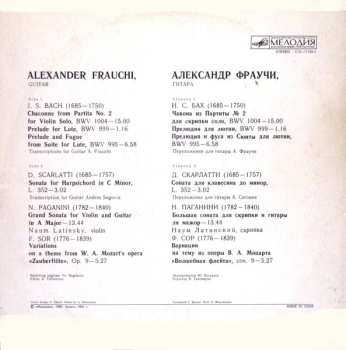 LP Johann Sebastian Bach: Alexander Frauchi = Александр Фраучи