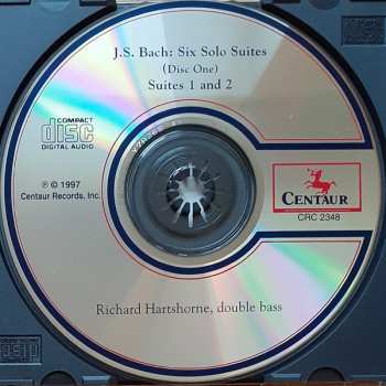 3CD Johann Sebastian Bach: Six Solo Suites (Premiere Recordings On Double Bass)