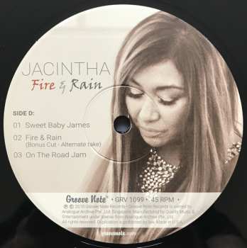 2LP Jacintha: Fire & Rain