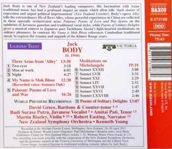 CD Jack Body: Poems Of Love And War