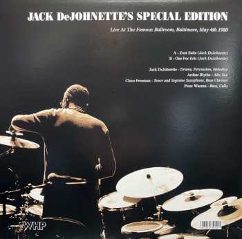 LP Jack Dejohnette's Special Edition: Famous Ballroom, Baltimore '80